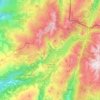 Campo do Gerês topographic map, elevation, terrain