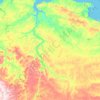 Саскылахский национальный наслег topographic map, elevation, terrain