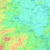 Yiyang topographic map, elevation, terrain