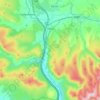 Tebay topographic map, elevation, terrain