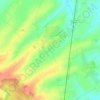 Courcelles-le-Comte topographic map, elevation, terrain