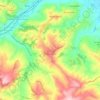 Cupramontana topographic map, elevation, terrain