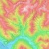 Radenthein topographic map, elevation, terrain