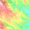 Cerbón topographic map, elevation, terrain