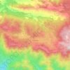 Crestline topographic map, elevation, terrain