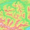 Alpbach topographic map, elevation, terrain