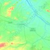 Garhwa topographic map, elevation, terrain