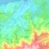 Occhiatana topographic map, elevation, terrain