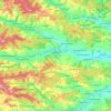 Burgebrach topographic map, elevation, terrain