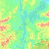 Represa Hidroeléctrica Urrá topographic map, elevation, terrain