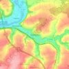 Obernbreit topographic map, elevation, terrain