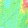 Caparao topographic map, elevation, terrain