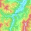 Waitsfield topographic map, elevation, terrain
