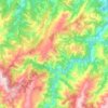Boal topographic map, elevation, terrain