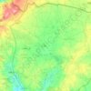 Azaz District topographic map, elevation, terrain
