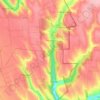 Lenino topographic map, elevation, terrain
