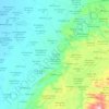 Sidi Boushab topographic map, elevation, terrain