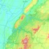 Polk County topographic map, elevation, terrain