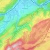 Montlebon topographic map, elevation, terrain