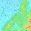 Kamo topographic map, elevation, terrain