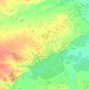 Gubkinsky topographic map, elevation, terrain