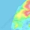 Llangelynin topographic map, elevation, terrain