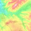 Aïn Youcef topographic map, elevation, terrain