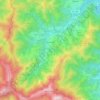 Aranaz topographic map, elevation, terrain