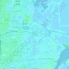 Wonorejo topographic map, elevation, terrain