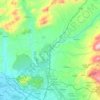 Albolote topographic map, elevation, terrain