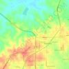 Mansfield topographic map, elevation, terrain