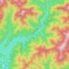 奥利根湖 topographic map, elevation, terrain