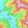 Dopshar-ri Gewog topographic map, elevation, terrain