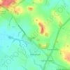 Babraham topographic map, elevation, terrain