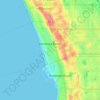 Hermosa Beach topographic map, elevation, terrain