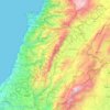 Litani topographic map, elevation, terrain