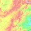 Paktia Province topographic map, elevation, terrain