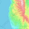 Tartus Governorate topographic map, elevation, terrain