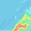 Haulashore Island topographic map, elevation, terrain