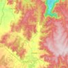 Lidsdale topographic map, elevation, terrain