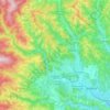 Köflach topographic map, elevation, terrain