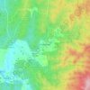 Fryerstown topographic map, elevation, terrain