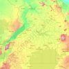 Uganda topographic map, elevation, terrain