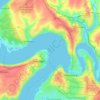 Центральний район topographic map, elevation, terrain