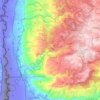 Ajlun topographic map, elevation, terrain