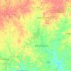Asikuma/Odoben/Brakwa District topographic map, elevation, terrain