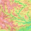 Wen County topographic map, elevation, terrain