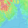 Vestfold topographic map, elevation, terrain