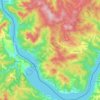 Svinița topographic map, elevation, terrain