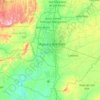 Aguascalientes topographic map, elevation, terrain